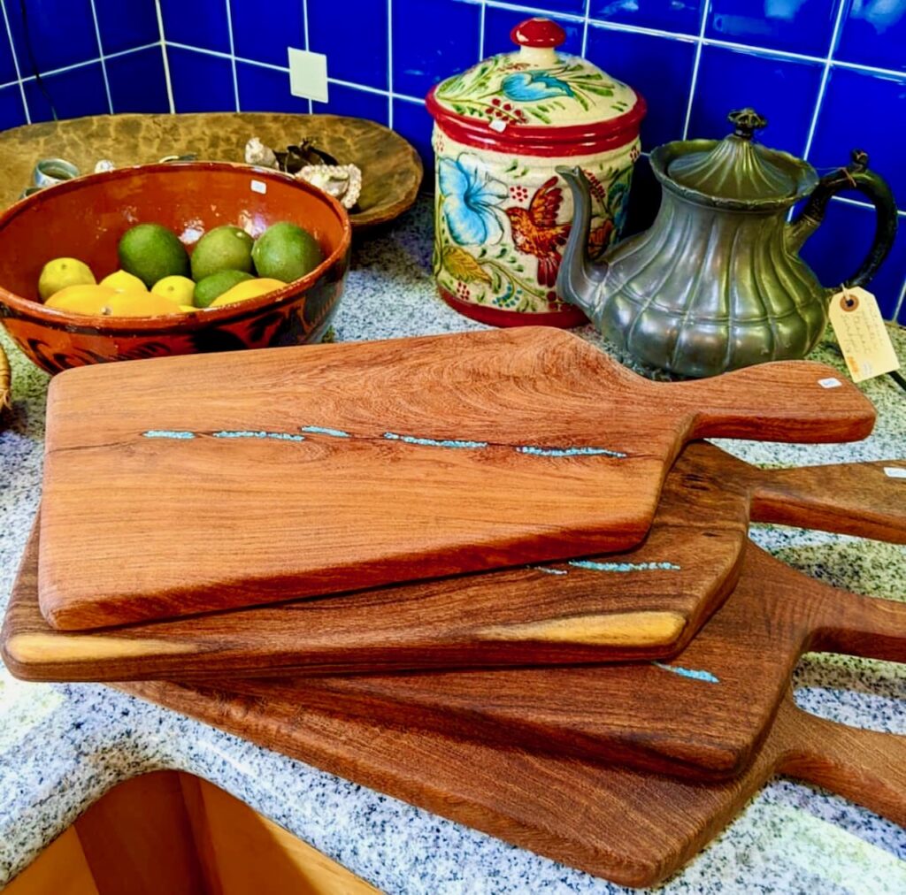 cutting boards with inlay